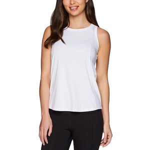 Haute qualité femmes sans manches débardeurs séchage rapide respirant couleur personnalisée vêtements de sport avec dentelle décoration coton/Polyester - Product Image 6