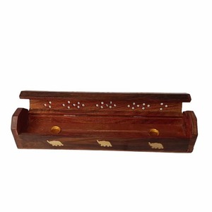 Soporte de incienso de madera de diseño único para fragancia del hogar para uso aromático - Product Image 1