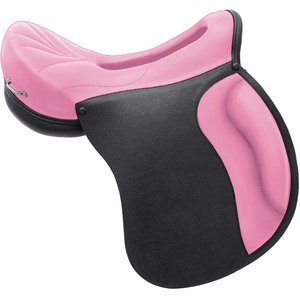 Selle de course d'arbre en fibre de verre en cuir multicolore léger conçu sur mesure Endurance confortable équitation anglaise nickelée - Product Image 5