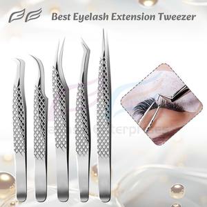 Pince à cils en acier inoxydable avec logo de couleur personnalisé de conception à chaud - Product Image 6