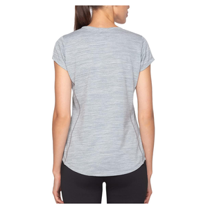 Camiseta deportiva de cuello redondo personalizada para mujer al mejor precio, camiseta de sublimación para correr para mujer - Product Image 3