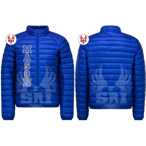 Veste matelassée Maître Maçon Maçonnique, Veste matelassée sur mesure |   Veste matelassée pour homme avec logo brodé personnalisé, regalia maçonniques - Product Image 2
