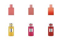 Diffuseur de parfum cylindrique de 100 ml avec bouchon en caoutchouc, verre givré et impression sérigraphique