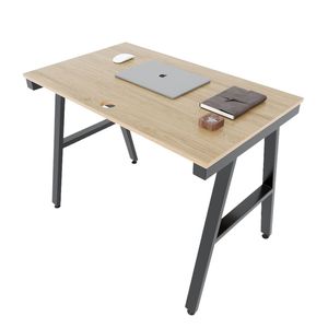 Aconcept HBAC033 100x60cm <b>Computer</b> <b>Desk</b> with Melamine Coated Plywood and Iron Legs - Product Image 1
