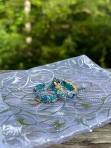 Modern Handmade Resin Fashion Rings for Women – Stylish Party, Beach & Everyday Fashion Jewelry Rings - Product Image 2