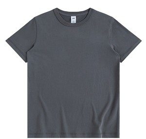T-shirts à manches courtes en coton tricoté 100 % pour hommes, 240 g, haute qualité, formels, écologiques, légers, respirants, nouveau style - Product Image 5