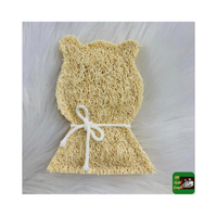Luffa os jouets pour animaux de compagnie molaire dents nettoyage résistance à la morsure formation chien chat jouet pantoufle en forme de luffa jouets à mâcher prix pas cher