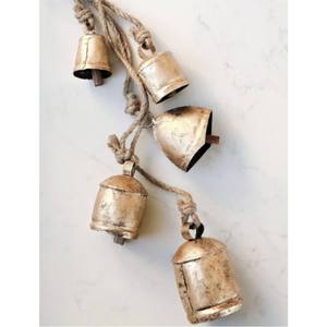 Cascabeles rústicos de Navidad y Halloween con cuerda colgante fuerte, ideales para árbol de fiesta en casa y decoración de temporada de vacaciones - Product Image 4