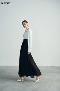 Wholesale Price Women'S <b>Skirt</b> Anti-Wrinkle Eco-Friendly Jack <b>Maxi</b> <b>Skirt</b> <b>Winter</b> Clothes for Women Whiteant Sustainable Fashion - Product Image 2