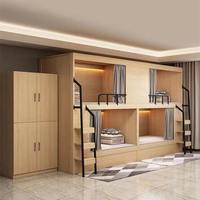 Ensemble de mobilier pour hôtel Lit d'hôtel capsule tout compris Lit superposé pour dortoirs et appartements d'étudiants Salle de jeux Hôpital École Aéroport