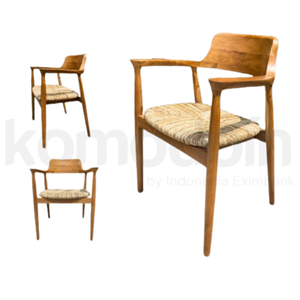 Durable & Elegant Modern Teak <b>Chaise</b> <b>Lounge</b> Chair for Living Room Use - Product Image 1