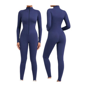 Fabricantes de Ropa, Mono Personalizado de Manga Larga con Cierre para Mujer, Talla Grande, Primavera 2025, Largo por Encima de la Rodilla y Hasta la Rodilla - Product Image 5
