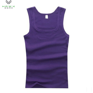 Custom Men's Summer Ribbed Tank Top Multi-Color Cotton Plain Blank Ribbed Top in Plus Size Options - Product Image 4