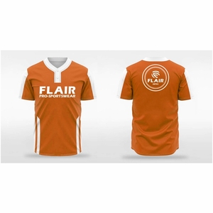 Maillots de baseball et softball en polyester respirant personnalisables à col ras du cou ensembles de vêtements de softball imprimés sublimés de grande taille - Product Image 6