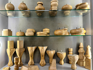 Pieds de support en bois massif personnalisés, fabriqués à la main, pour tables, canapés, armoires, pieds de support décoratifs en bois massif - Product Image 6