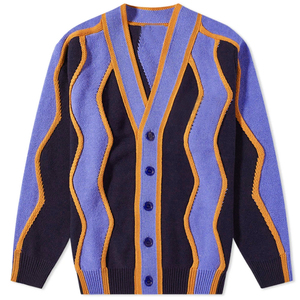Suéter Casual de Primavera para Hombre y Mujer, con Logotipo Personalizado, Estilo Chevron en Zigzag, Suéter de Punto para Fraternidad o Hermandad Universitaria - Product Image 2