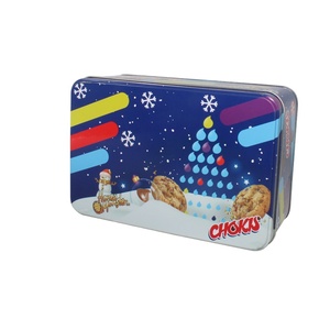 Food-grade Tinplate <b>Christmas</b> Cookie <b>Boxes</b> with Screw Cap Reusable Craft Holiday Gift Packaging for Chocolates Tea Baked Treats - Product Image 6