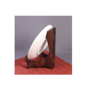 L'assiette en bois se tient pour l'affichage 5 pouces 7 pouces support de plaque affichage Standlest design affichage Durable pour la vente - Product Image 6