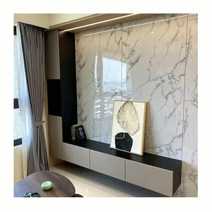 Planche SPC moderne personnalisable anti-rayures avec aspect marbre pour la décoration intérieure - Product Image 3