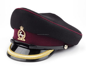 Premium Peaked <b>Caps</b> Bullion Badge Custom Uniform Headwear High Quality Bulk Factory Price - Product Image 1