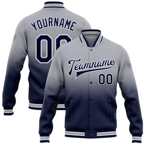 Chaqueta de béisbol de alta calidad personalizada mangas de cuero Chenille bordado béisbol Letterman Varsity chaquetas para hombres - Product Image 1