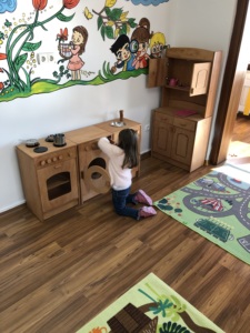 Montessori <b>Wooden</b> Preschool Kids <b>Kitchen</b> Cooking Play Pretend Sets Natural Surface <b>Kitchen</b> Range for Kids Role <b>Toys</b> - Product Image 3