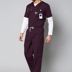 Conjuntos de uniformes médicos personalizados OEM 2025 para hombres, médicos, enfermeras, hospitales, uniformes médicos, diseñador de fábrica al por mayor de alta calidad - Product Image 1