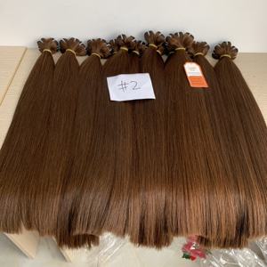 Extensiones de cabello virgen Remy vietnamita Super doble dibujado 100% de alta calidad para paquetes de trama recta sedosa fábrica al por mayor - Product Image 1
