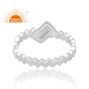 Nouvelle tendance Design en argent Sterling naturel Cz bague en pierres précieuses conception personnalisée bijoux pour femmes cadeau pour elle - Product Image 2