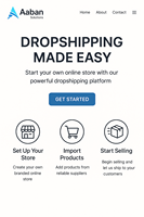 Dropshipping Store Développement de sites Web Experts Web de confiance Offrir des sites Web en ligne abordables et créatifs Plateformes de magasin