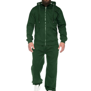 Survêtement pour homme 2 pièces sweat à capuche athlétique survêtements jogging décontracté ensembles survêtements - Product Image 1