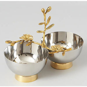 Fancy Vantage Modern Brass Shiny Polish Condiment Venta caliente Premium Bowl Luxuries Royal Classic Look Fruit Serving Tazón hecho a mano - Product Image 4