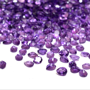 หินอเมทิสต์ขนาด AAA + พลอยอเมทิสต์3x4mm-3x5mm เจียระไนลูกแพร์หินสังเคราะห์อเมทิสต์ธรรมชาติหินเจียระไนแบบหลวมสำหรับเป็นเครื่องประดับ - Product Image 1