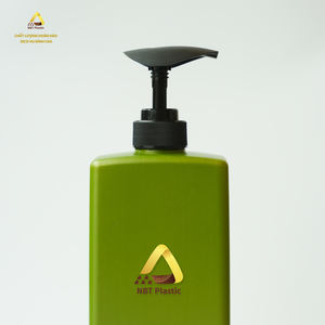 Dispensador de champú cosmético de plástico y aluminio NBT de 750ml, botella cilíndrica rectangular para crema/emulsión de aceite, logotipo/tamaño personalizado - Product Image 4