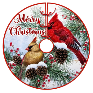 Falda para árbol de Navidad con base antideslizante, tela suave, redonda, decoración para el hogar, cubierta para la base del árbol de Navidad, accesorio festivo para las fiestas - Product Image 4