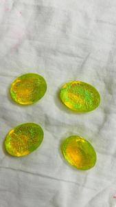 ราคาขายส่ง โอปอลไฟร์ ดับเบิ้ลเล็ต โอปอลไฟร์หลายสี ผลิตในห้องปฏิบัติการ รูปทรงคาโบชอง สำหรับทำเครื่องประดับ อัญมณีโอปอลไฟร์ ดับเบิ้ลเล็ต คาโบชอง - Product Image 2