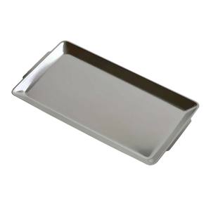 Plateau de service ovale en acier inoxydable martelé au design moderne avec poignées, idéal pour buffet, traiteur, service alimentaire, mariage - Product Image 5