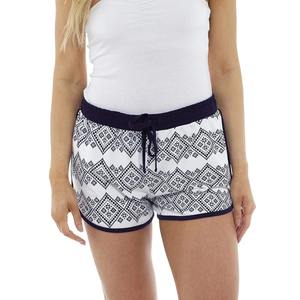 กางเกงขาสั้นผ้าฝ้ายพิมพ์ลายสำหรับผู้หญิงกางเกงว่ายน้ำชายหาดฟิตเนสยิมสตรีท RRI-WS-12ได้ตามต้องการ - Product Image 1