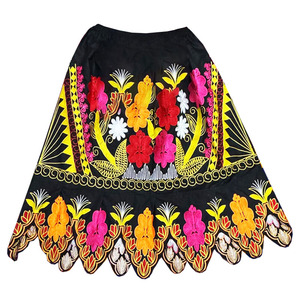 เดรสกระโปรงยาวของผู้หญิงกระโปรงฮาวายพิมพ์ลายดอกไม้เดรสกระโปรงยาวไมโคร - Product Image 1