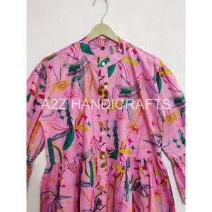 ชุดเดรสผ้าคอตตอนของผู้หญิงชุดเดรสงานปาร์ตี้ชุด2024แบบลำลองดีไซน์ใหม่ - Product Image 5