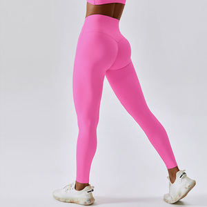 Leggings Deportivos Casuales de Cintura Alta con Logotipo Personalizado para Mujer, Transpirables, Antibacterianos, 88% Poliéster, 12% Elastano - Product Image 5