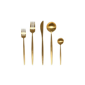 Fabriqué en Inde Couverts en métal sur mesure, y compris cuillères, fourchette et couteaux Couverts de créateur convenant à la maison Hôtel - Product Image 2