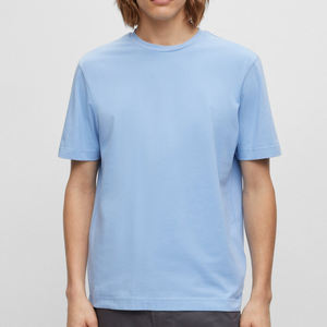 T-shirt d'été imprimé de logo personnalisé Oem/odm 100% coton de haute qualité T-shirts unis vierges pour hommes T-shirt en coton de qualité supérieure 210g/m2 - Product Image 2