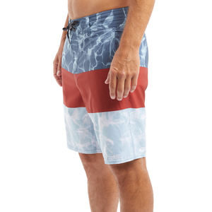 Short en polyester 100% à séchage rapide imprimé UPF 50 pour hommes personnalisés pour les vêtements de pêche d'été respirants pour la plage ou la pêche - Product Image 4