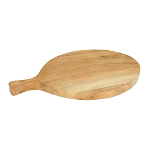 Tabla de cortar de madera de acacia natural con agujero en el mango - Product Image 1