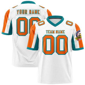 2025 maillots de Football américain de Sublimation personnalisés de haute qualité brodé respirant grande taille court pour hommes femmes populaire états-unis - Product Image 1
