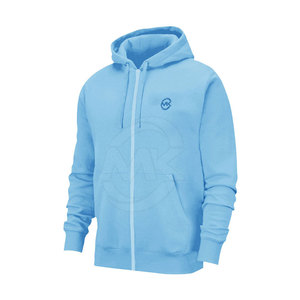 Sudaderas con Capucha de Alta Calidad para Hombre, Ligeras, de Color Sólido, con Cuello Bordado con Cuentas, de Algodón/Poliéster Teñido Liso para Invierno - Product Image 1
