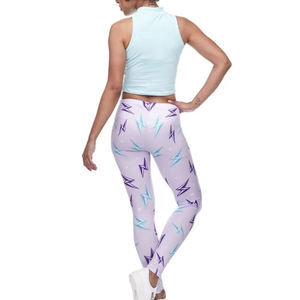 Mallas para correr elásticas, mallas de entrenamiento para mujer, nuevo diseño, cintura elástica sublimada de secado rápido, mallas de entrenamiento de gimnasio para mujer - Product Image 6