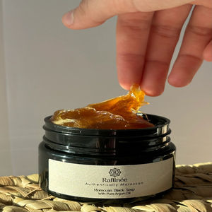 Jabón Negro Marroquí con Aceite de Oliva y Aceite de Argán - Jabón Beldi Exfoliante Natural para una Limpieza Profunda y Cuidado de la Piel de Alta Calidad - Product Image 1