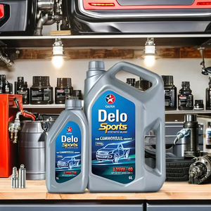 Delo Sports Synblend SAE 15W-40 CI-4 à huile pour moteur diesel haute performance 6L + 1L Bundle pour camions et véhicules lourds - Product Image 1
